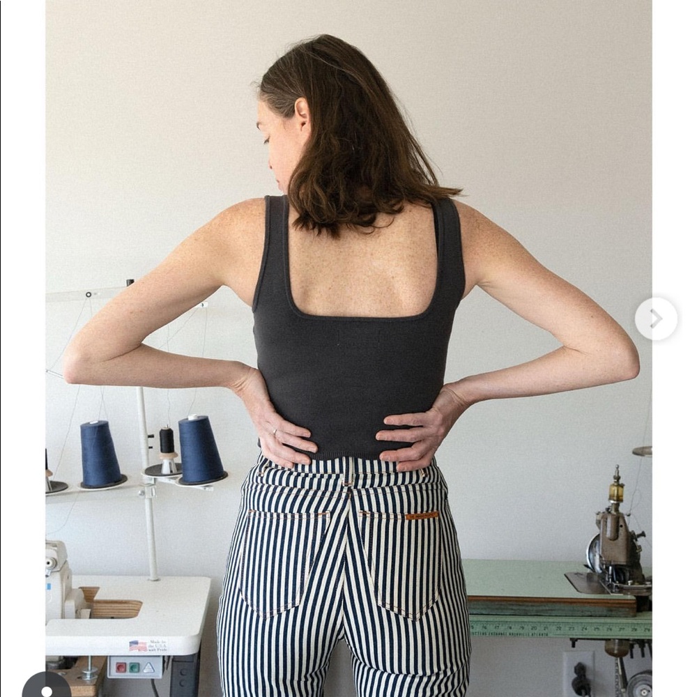The Indigo Prophet Railroad Stripe Sister Jeans
